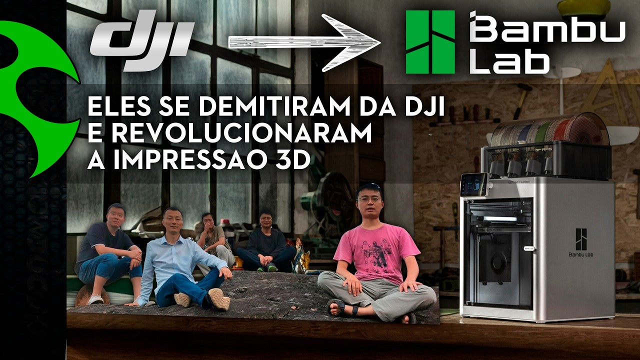 Historia da Bambu Lab por DroneMood Brasil