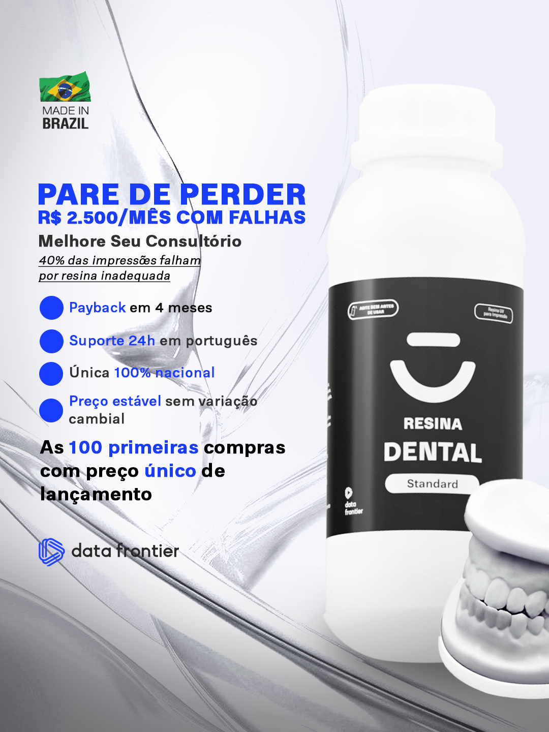 Resina 3D - Dental Modelo